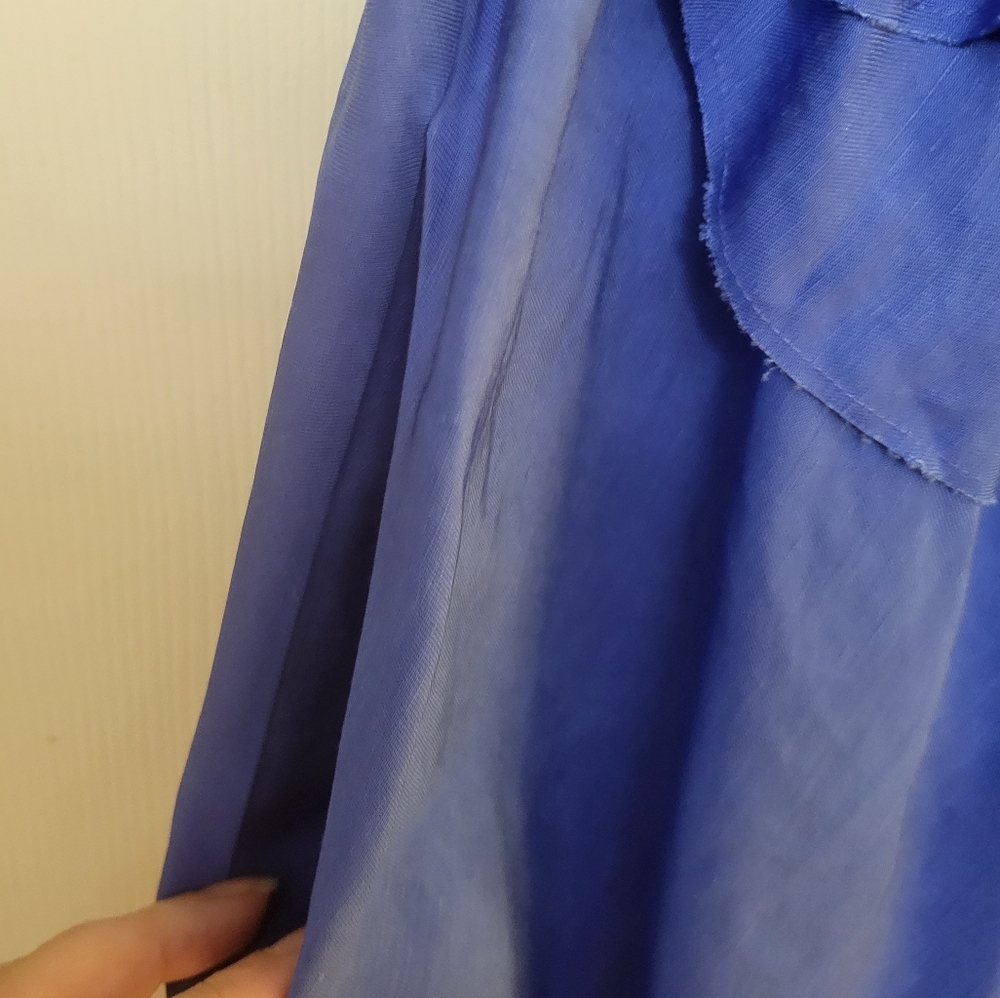 NWT COS LINEN RUFFLE DRESS - Picture 4 of 11